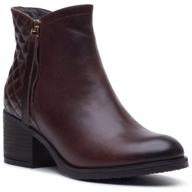 Hush Puppies Halia Läder Kvinnors BRUNA Stövlar