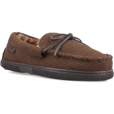 Hush Puppies Ace Cord Polyester Men's BROWN Slippers