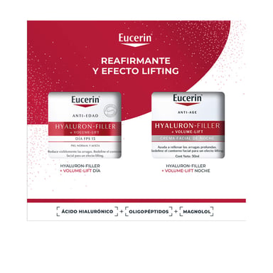 Hyaluron Filler + Volume-lift Day Cream For Normal To Combination Skin, 2-piece Set 2 pz