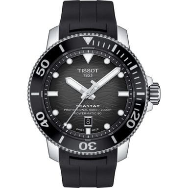 Tissot Seastar 2000 Heren Horloge Zwart T1206071744100