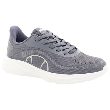 Ellesse Mens Como Leather Flat Trainers (Grey)