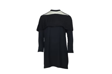 Maje Remia Mini Dress in Black Polyester