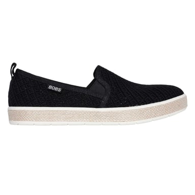 Skechers Womens/Ladies Woven Espadrilles (Black)