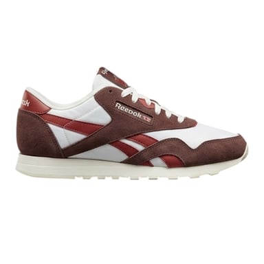Reebok Womens/Ladies Glide Suede Cushioned Flat Trainers (White/Grey)