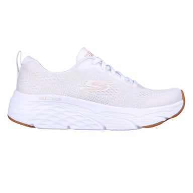 Skechers Womens/Ladies Max Cushioning Elite Trainers (White/Rose Gold)