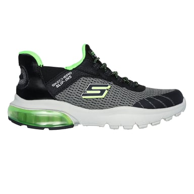Skechers Barn Razor Air - Hyper-Brisk Slip-In Sneakers (Kolgrå/Svart)
