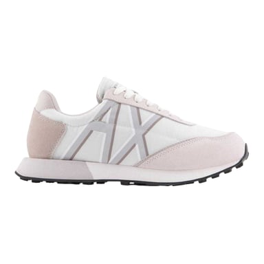 Armani Exchange Womens/Ladies Lace Up Trainers (Off White)
