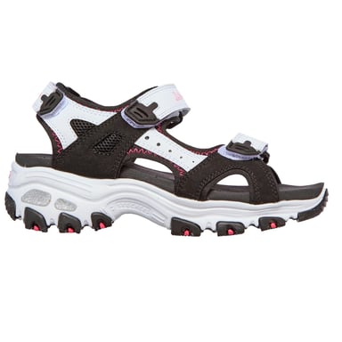 Skechers Childrens/Kids Sports Sandals (Black/White)