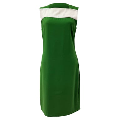 Joseph Cutout Back Detail Midi Dress in Green Acetate