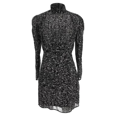 Ba&sh Acia Mini Dress in Black Viscose