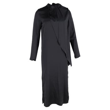 Dodo Bar Or Midi Dress in Black Silk