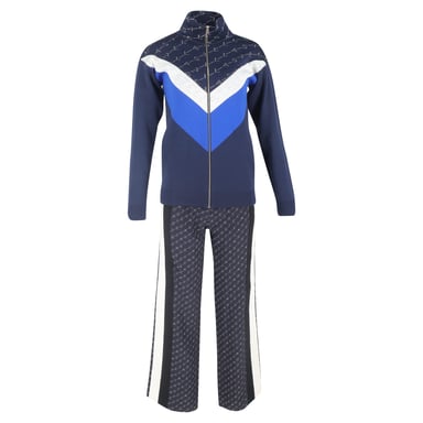 Stella McCartney Monogram Tracksuit in Navy Blue Cotton