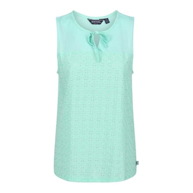 Regatta Womens/Ladies Janessa Patterned Sleeveless T-Shirt (Ocean Wave)