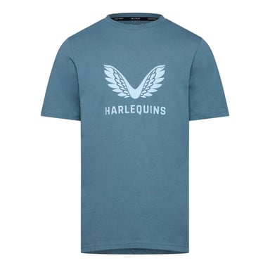 Castore Mens Harlequins F.C. Wings T-Shirt (Bluestone)