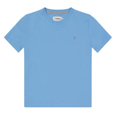 Farah Childrens/Kids Denny Embroidered Logo T-Shirt (Blue)