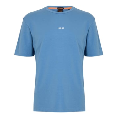Boss Mens Tchup Logo Oversized T-Shirt (Blue)