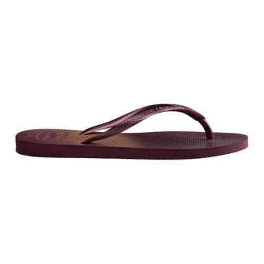Havaianas Womens/Ladies Polka Dot Slim Flip Flops (Purple)