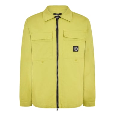 Marshall Artist Mens Full Zip Overshirt (Lime)