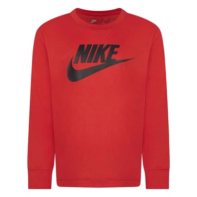 Nike Childrens/Kids Futura Swoosh Long-Sleeved T-Shirt (University Red)