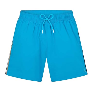 Boss Mens Iconic Side Stripe Swim Shorts (Turquoise/Aqua)
