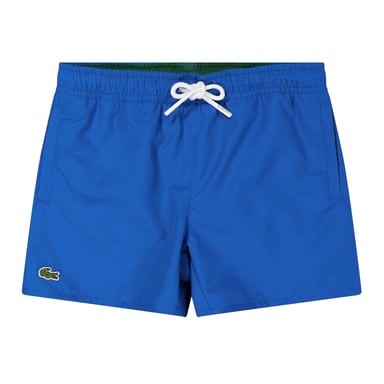 Lacoste Boys Crocodile Print Swim Shorts (Blue)