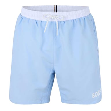 Boss Mens Starfish Swim Shorts (Light Blue)
