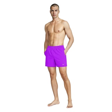 Nike Mens Embroidered Logo Regular Swim Shorts (Bright Violet)