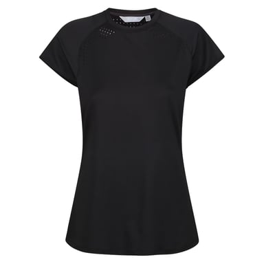 Regatta Luaza effen T-shirt voor dames (Zwart)
