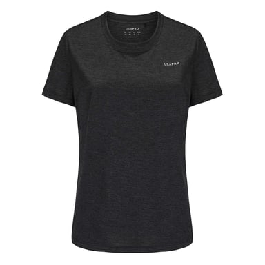 USA Pro Womens/Ladies Tech C Polyester T-Shirt (Black)