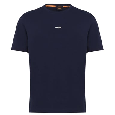 Boss Mens Tchup Logo Oversized T-Shirt (Navy)