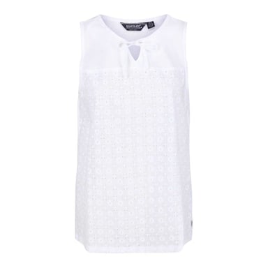 Regatta Womens/Ladies Janessa Patterned Sleeveless T-Shirt (White)