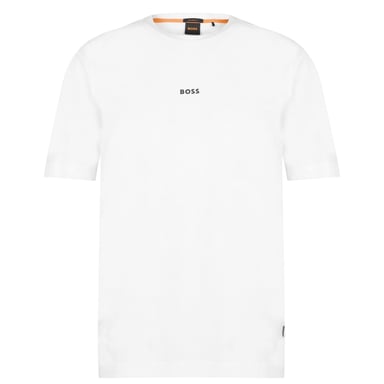 Boss Mens Tchup Logo Oversized T-Shirt (White)