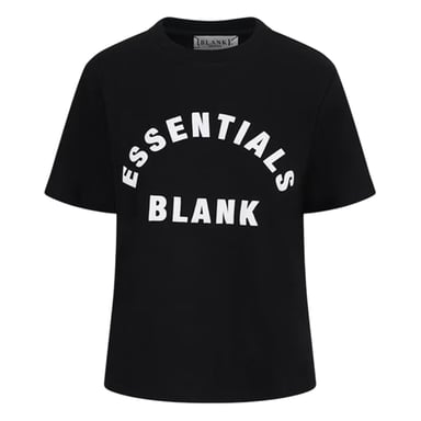 Blank Essentials Womens/Ladies Oversized Boyfriend T-Shirt (Black)