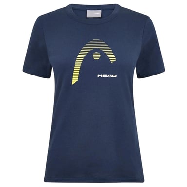 Head Womens/Ladies Club Lara Graphic Print T-Shirt (Navy)
