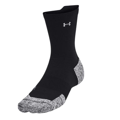 Under Armour Unisex Adult Crew Socks (Black/Reflective Black)