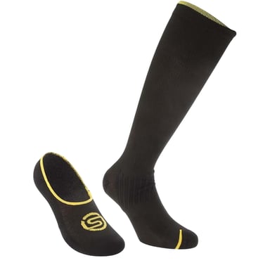 Skins Unisex Adult Series-3 Compression Socks (Pack of 3) (Black)