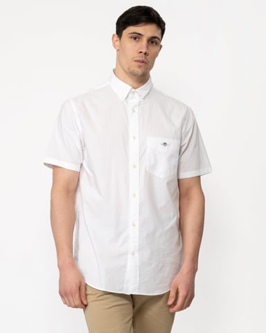 Gant Casual hemd korte mouw poplin ss shirt 3000101/110