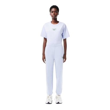 Lacoste Womens/Ladies Loungewear Fleece Relaxed Fit Joggers (Blue)