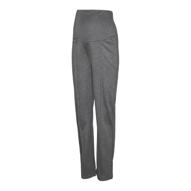 Mamalicious Womens/Ladies Melange Straight Leg Sweatpants (Grey Melange)