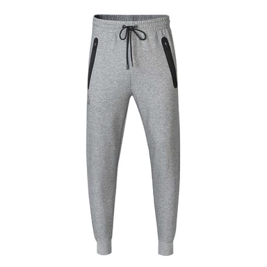 Kappa Mens Polycotton Logo Jogging Bottoms (Grey Marl)