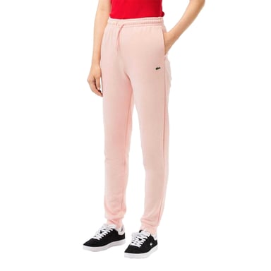 Lacoste Womens/Ladies Fleece Sweatpants (Pink)