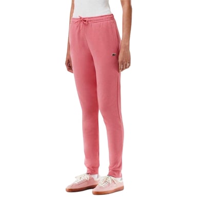 Lacoste Womens/Ladies Fleece Jogging Bottoms (Coral)