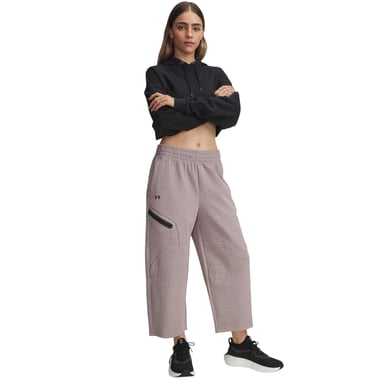 Under Armour Womens/Ladies Fleece Open Hem Joggers (Grey)