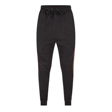 Criminal Damage Mens Trio Fleece Elasticated Hem Joggers (Black)