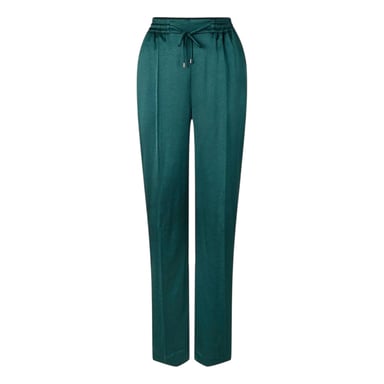 Ted Baker Womens/Ladies Umaibo Satin Joggers (Dark Green)