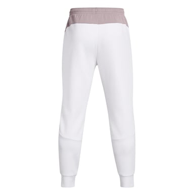 Under Armour Joggingbyxor för män i Unstoppable-fleece med dragkedja och fickor (Grått)