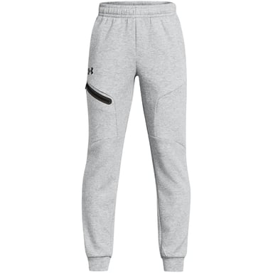 Under Armour Childrens/Kids Unstoppable Fleece Slim Joggers (Grey)