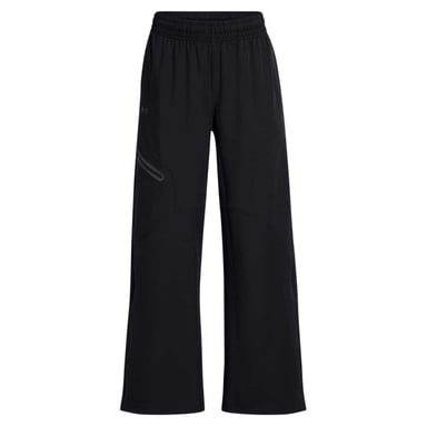 Under Armour Womens/Ladies Unstoppable Woven Zip Pocket Relaxed Fit Joggers (Black)
