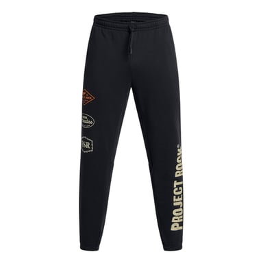 Under Armour Mens Project Rock Graphic Print Joggers (Black)