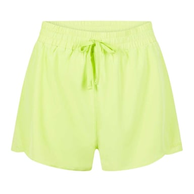 USA Pro Womens/Ladies 2 in 1 Running Shorts (Lime Green)